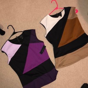 2 work/dress thick tank tops